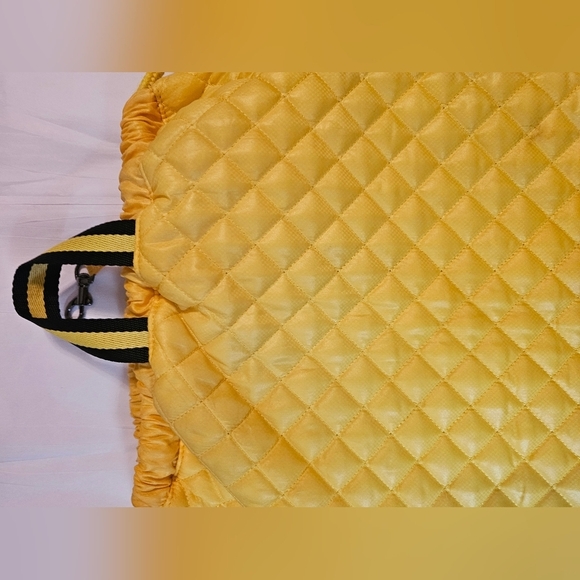 Oliver Thomas Tennis Backpack Drawstring Bag Cinch Yellow - Picture 10 of 15